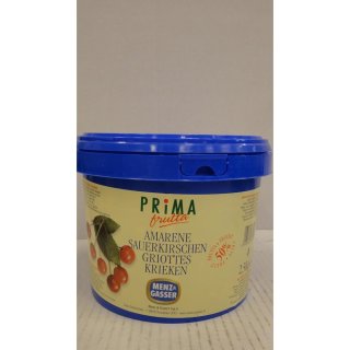 Menz & Gasser Primafrutta Amarene 2500g Eimer (Sauerkirschen Konfitüre)