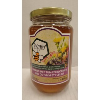 Honey Failis Honing met Tijm en Bloemen 450g Glas  (Thymianblütenhonig)