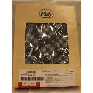 Pidy Gourmet Tartelettes Feuilletées Sucrés 27 Stck. (Süße Gebäck Törtchen)