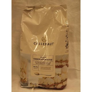 Callebaut White Chocolate Mousse 58,5% Chocolate 800g Packung (Weiße Scholaden Mousse)