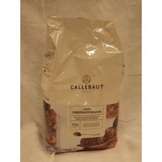 Callebaut Dark Chocolate Mousse 75% Dunkle Scholaden Mousse Vormischung (800g Packung)