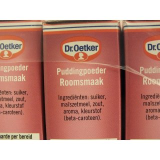 Dr. Oetker Kook Pudding Room 12 x 77g Packung (Sahne Pudding)