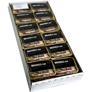 Mr. M Brussels & Ardennes Paté 2 x 12 x 25g Packung (Brüsseler & Ardennen Leberpastete)