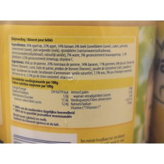 Olvarit 8+ Fruit Mix met Koek 6 x 200g Glas (Frucht Mix...