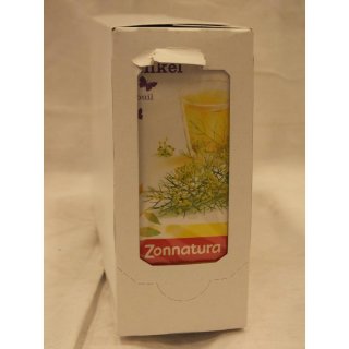 Zonnatura 100% Venkel 6 x 20 Packung (Fenchel Tee)