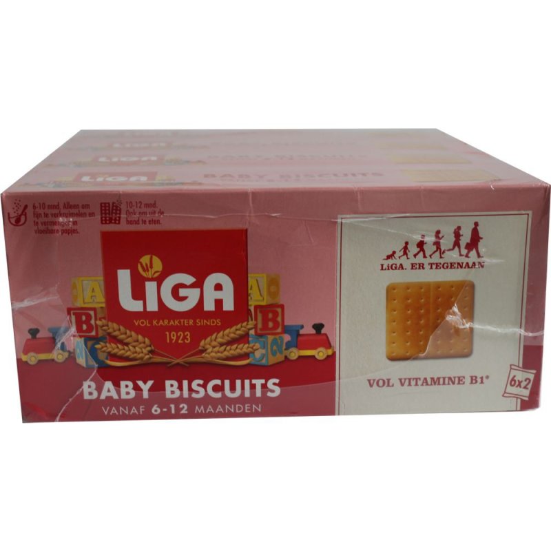 Liga Baby Biscuits 612 Maanden 4 x 175g Packung (Baby Kekse 612 Mon