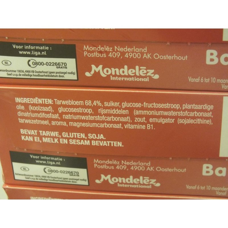 Liga Baby Biscuits 612 Maanden 4 x 175g Packung (Baby Kekse 612 Mon