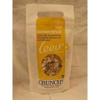 Leev Vol Natur Zomerfruit Crunchy 350g Packung (Knusper Müsli Sommerfrüchte)