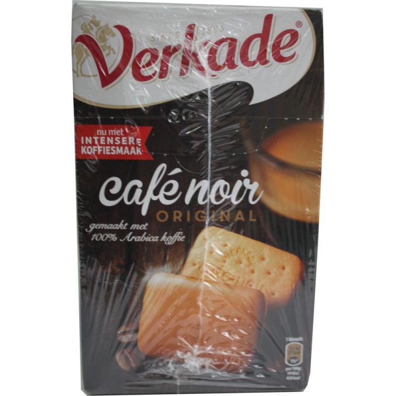Verkade Cafe Noir, 4 x 200g Packung (Kekse mit Kaffeeglasur)