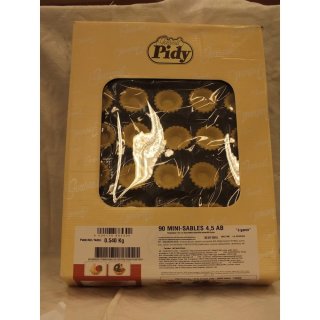 Pidy Gourmet Mini-Sablés 90 Stck. (Mini Buttergebäck Schälchen)
