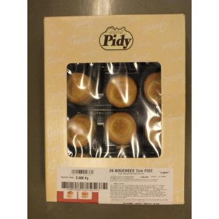 Pidy Gourmet Bouchée 7cm Fixe 24 Stck. (Gebäck mit festem Deckel)