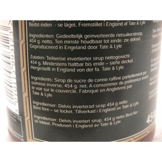 Lyles Golden Syrup 454g Glas (Zuckersirup)