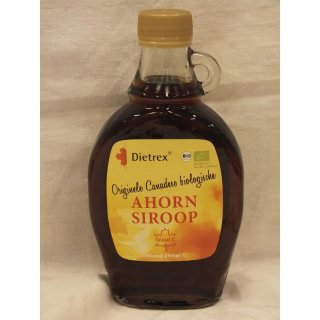 Dietrex Ahorn Siroop Graad C 250ml Flasche (Ahorn Sirup Güteklasse C)