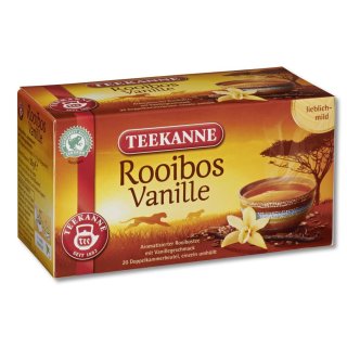 Teekanne Rooibos Vanille Tee (20x2g Packung)