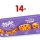 Milka Choco Twist 14 x 140g Packung (Kuchen mit Schokostückchen)