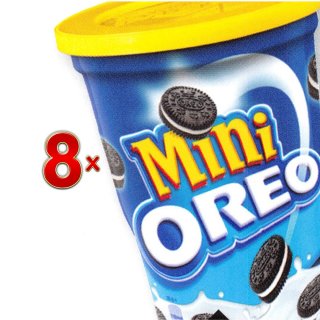 Oreo ´Minis 8 x 115g Packung (kleine Oreo-Kekse in Dose)