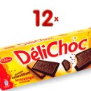 Delacre DeliChoc Noir 12 x150g Packung (dunkle Schokolade mit Keks)