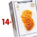 Jules Destrooper Lace Biscuits with Cashew Nuts 14 x 75g Packung (Keks mit Cashewnüssen)