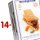 Jules Destrooper Cashew and Orange Thins 14 x 67g Packung (Butterbiscuit mit Cashewnüssen und Orange)