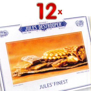 Jules Destrooper Jules Finest 12 x 250g Packung (verschiedene Gebäcksorten)