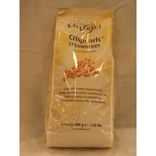 Callebaut Crispearls Strawberry 800g Beutel (Erdbeer Crisp Kugeln)