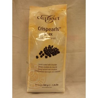 Callebaut Crispearls Dark 800g Beutel (Zartbitter Schokoladen Crisp Kugeln)