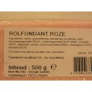 Hollandia Rolfondant Roze 500g Packung (Rosa Rollfondant)