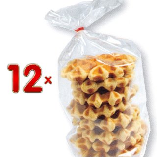 Gaufre au Beurre Vanille 12 x 250g Packung (Butterwaffeln mit Vanillegeschmack)