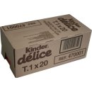 Kinder délice cacao 20 x 42g Packung (Küchlein mit Kakao und Milchcreme in Schokoladenglasur)