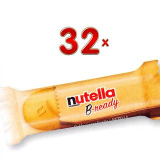 Nutella B-ready 36 x 19g Packung (knusprige Waffel mit der bekannten Nutella-Creme)