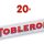 Toblerone Blanc 20 x 100g Packung (helle Dreiecks-Schokolade)