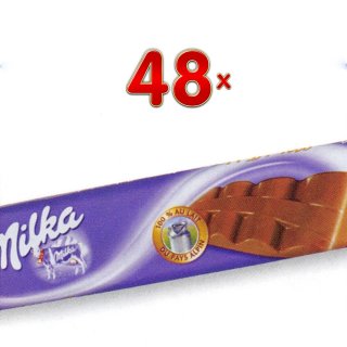 Milka Batons Mini Lait 48 x 29g Packung (Mini-Schokoladentafel)
