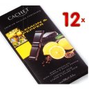 Cachet Chocolat Noir Citron & Poivre Noir 12 x 100g...