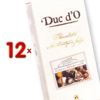 Duc dO Pralines 12 x 125g Packung (unterschiedliche, belgische Pralinen)