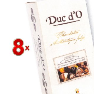 Duc dO Pralines 8 x 250g Packung (unterschiedliche, belgische Pralinen)
