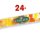 Carlier Nougat Baton Fruits 24 x 100g Packung (Soft Nougat Riegel mit Fruchtstücken)