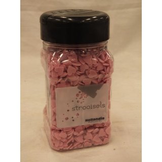 Hollandia Strooisels Hartjes Roze 200g Dose (Rosa Herz Streusel)