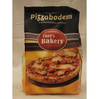Chefs Bakery Backmischung Pizzabodem 1000g Packung (Pizzaboden)