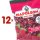 Napoleon Framboises Sachet 12 x 150g Packung (Bonbons mit Himbeergeschmack und Brausefüllung)