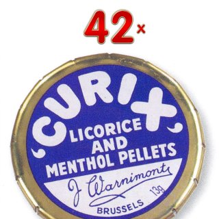Warnimont Curix Licorice and Menthol Pellets (42x13g Dose) (Lakritz und Minze Pellets)
