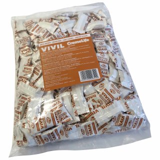 Vivil Creme Life Classic sans sucre Vrac 1kg Packung (sahnige Karamell-Bonbons ohne Zuckerzusatz)