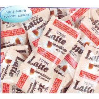Vivil Latte macchiato sans sucre Vrac 1 x 1kg Packung (Latte Macchiato-Bonbons ohne Zuckerzusatz)