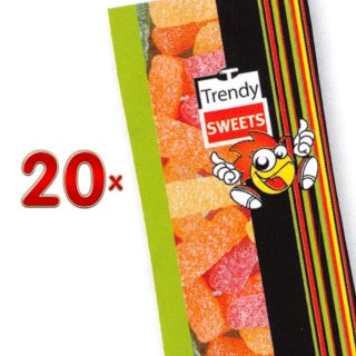 Trendy Sweets Citric Sticks 20 x 75g Packung (saures Fruchtgummi)