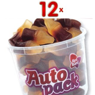 Red Band Autopack Bouteilles Cola 12 x 200g Box (Colaflaschen-Fruchtgummi)