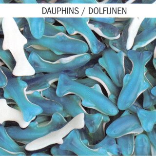 Haribo Dauphins 1 x 1kg Packung (Fruchtgummi-Delfine mit Schaumzuckerboden)