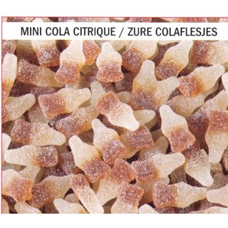 Haribo Mini Cola Citrique 1 x 1kg Packung (saure Mini-Colaflaschen)