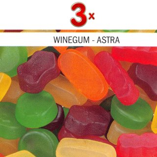 Astra Winegum 1 x 3kg Packung (Weingummi Mix)