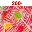 Sucettes Fruit 200 x 5g Packung (Frucht-Lutscher...