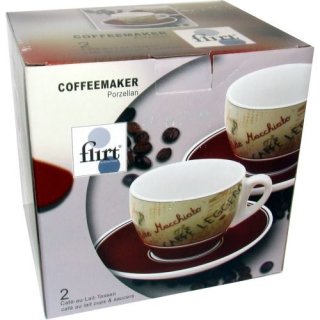 Flirt Coffeemaker "Cafe au Lait Tassen", 2tlg.