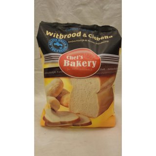 Chefs Bakery Backmischung Witbrrod & Ciabatta 2000g Beutel (Weißtbrot & Ciabatta)